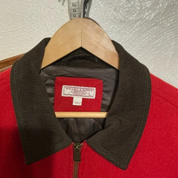 J. Crew Wallace And Barnes Wool Jacket LARGE Work Jacket - Picture 3 of 5